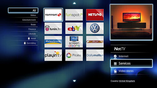 Philips Net TV portal