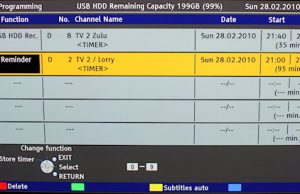 Test af USB recording på Panasonic TV