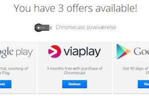 Tip: Gratis streaming i din Chromecast