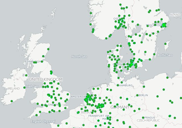 Spotify musikalsk verdenskort