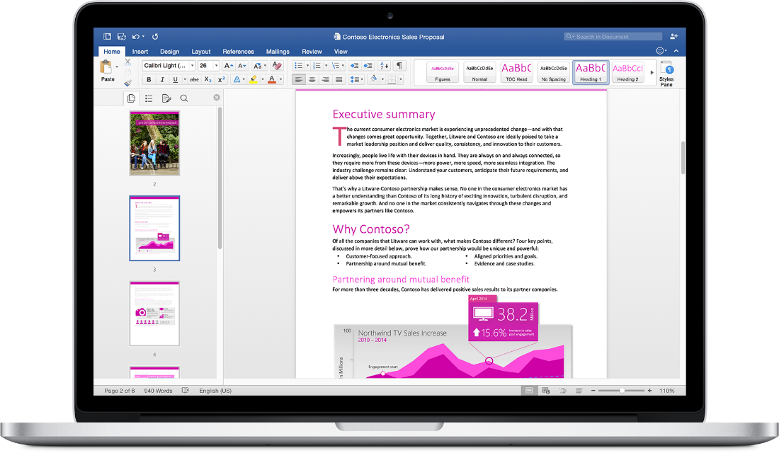 Office 2016 for Mac. Word