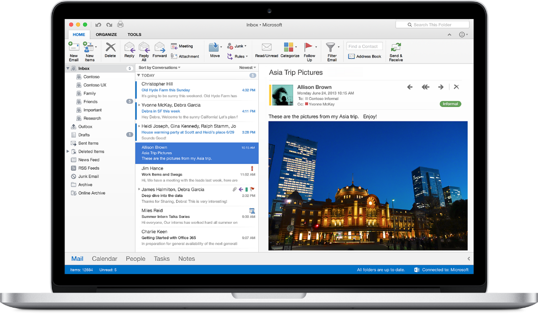 Office 2016 for Mac. Outlook