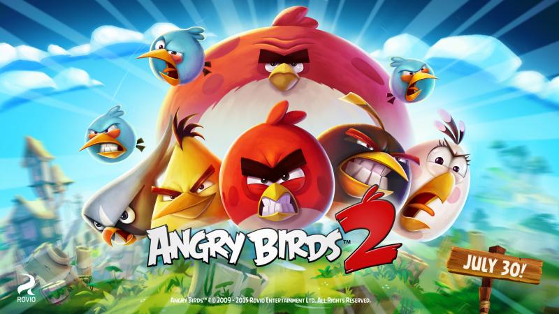 Angry Birds 2 kan downloades den 30. juli