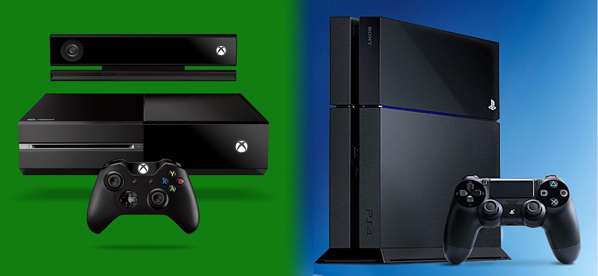 Xbox One vs. Sony PS4. Illustration: recordere.dk