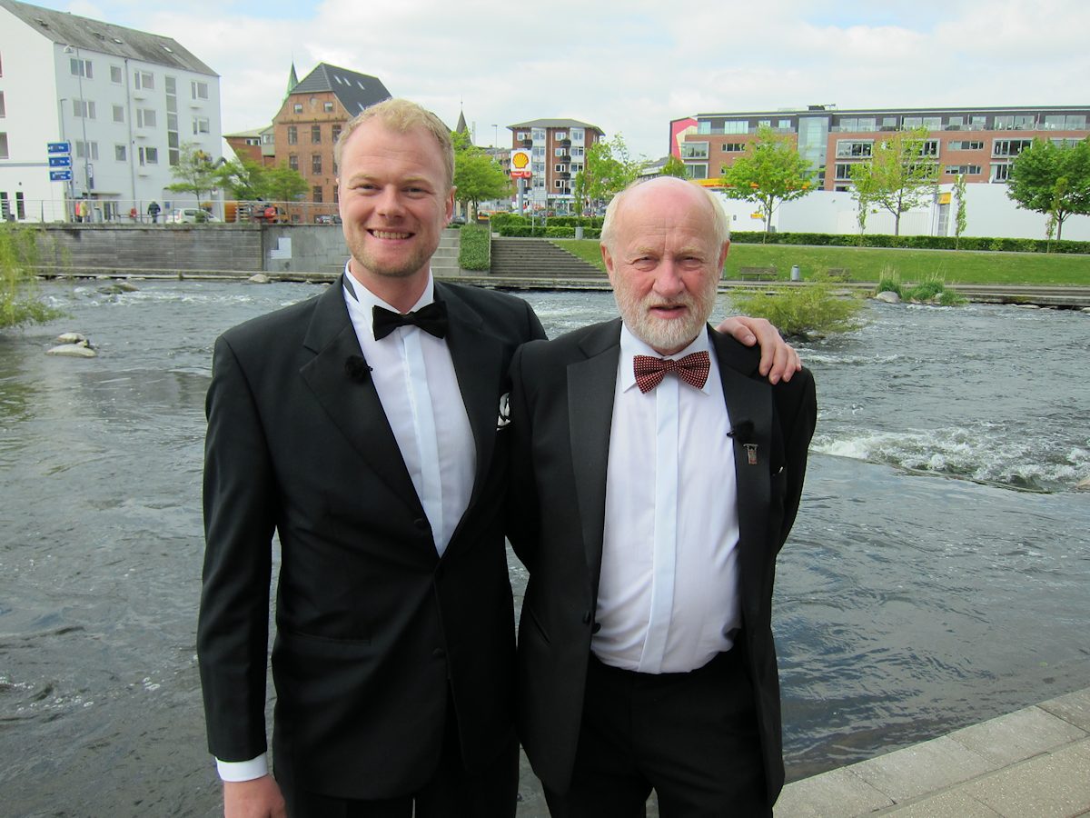 Christian Degn og Frode Munksgaard. Foto Kurt Rasmussen / DR