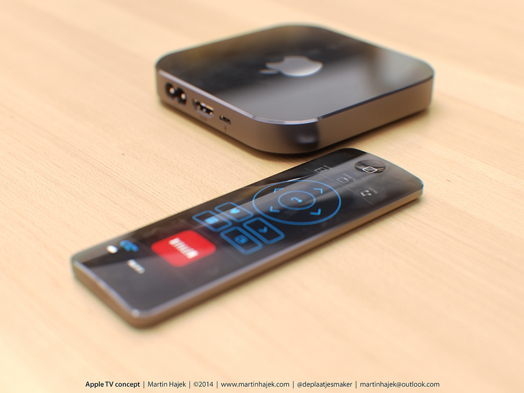 Sådan forestiller designeren Martin Hajek sig den ny Apple TV