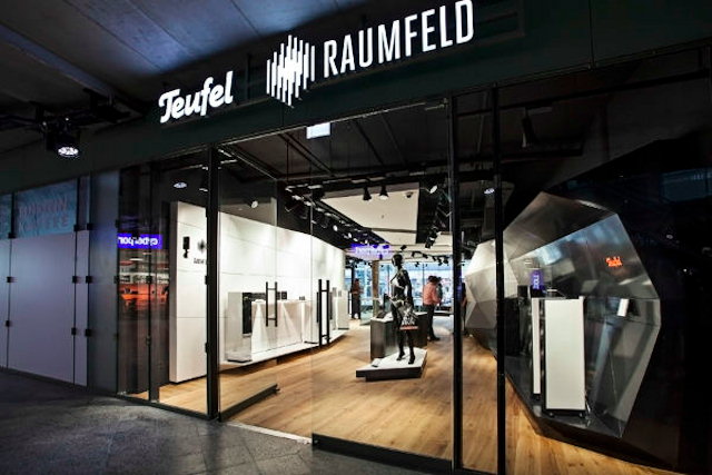Teufel / Raumfeld butik i Berlin