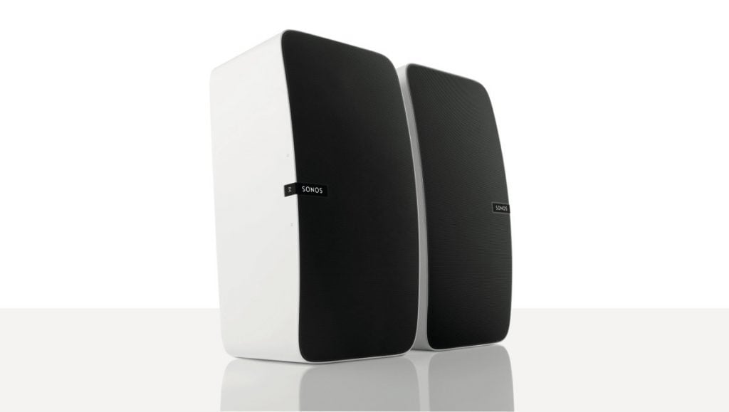 SONOS PLAY:5 i stereo opsætning.