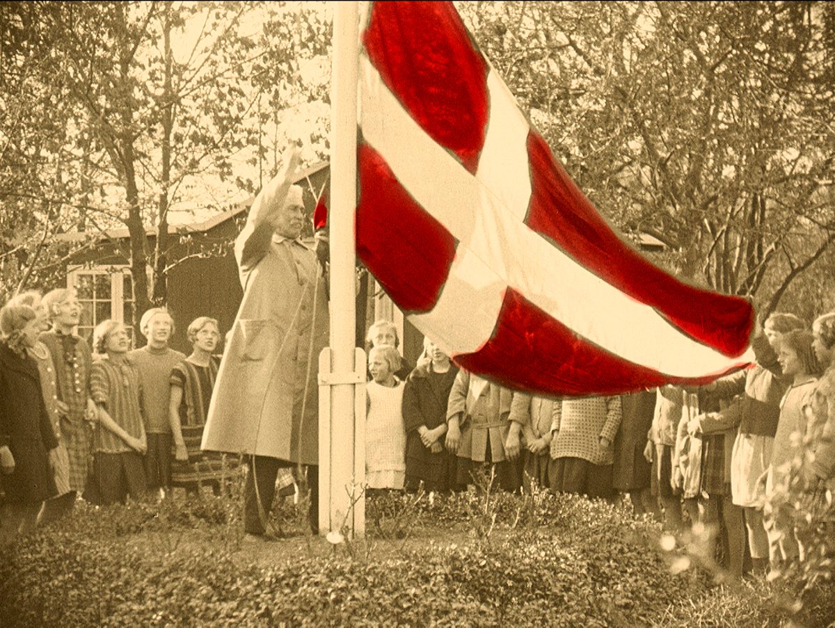 Fra filmen "Danmark Skolehaver" / 1903-1928