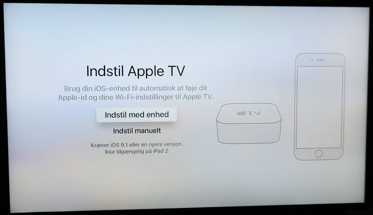 Indstil Apple TV. Foto: recordere.dk
