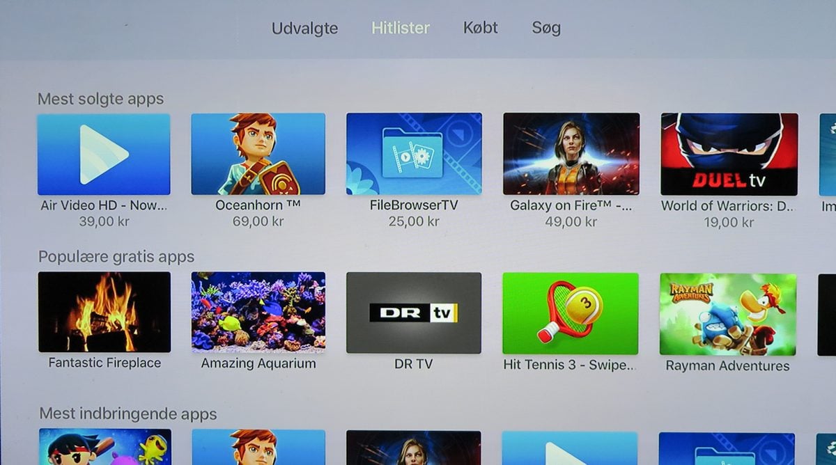 Apple TV 4 hitlister
