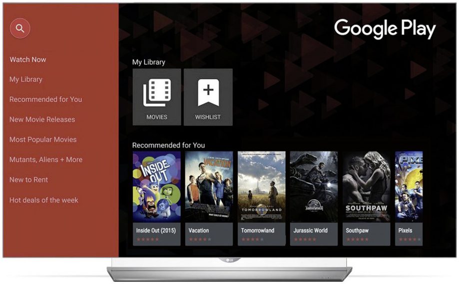 Google Play LG TV
