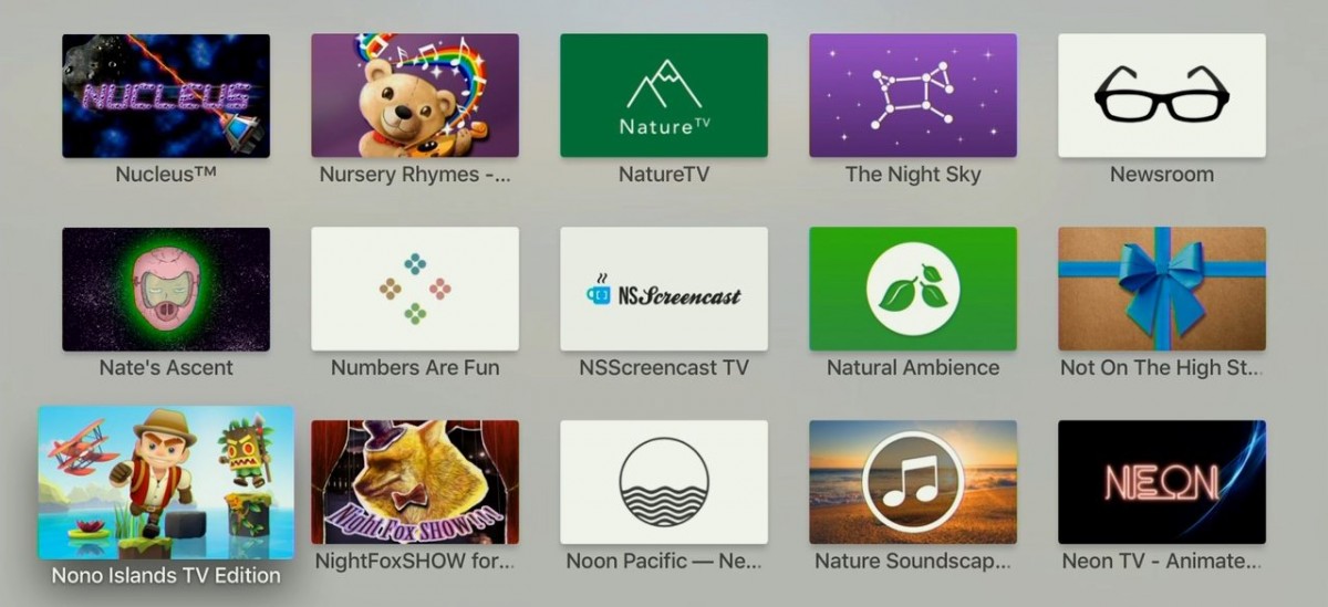 N - Apps i Apple TV. Foto: recordere.dk