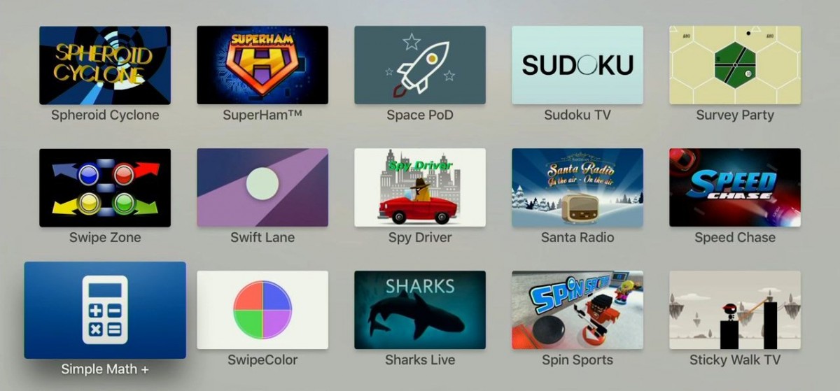 S - Apps i Apple TV. Foto: recordere.dk