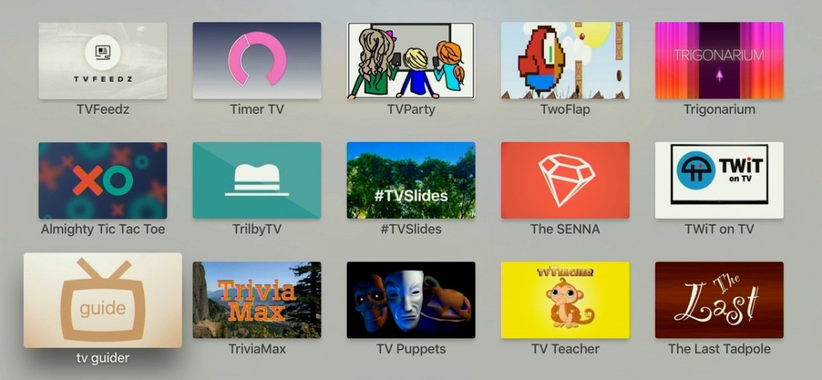 T - Apps i Apple TV. Foto: recordere.dk