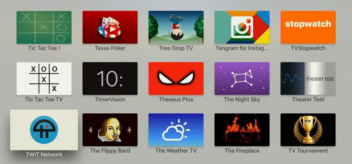 T - Apps i Apple TV. Foto: recordere.dk