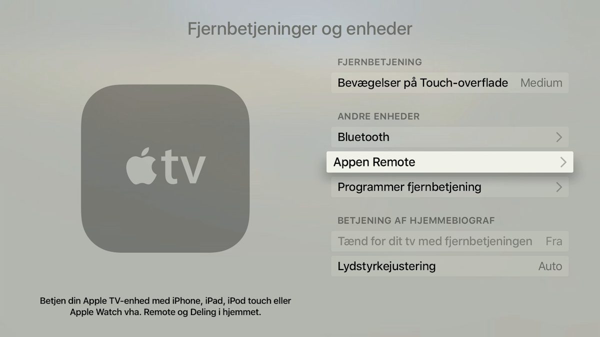 Apple Watch Remote Apple TV