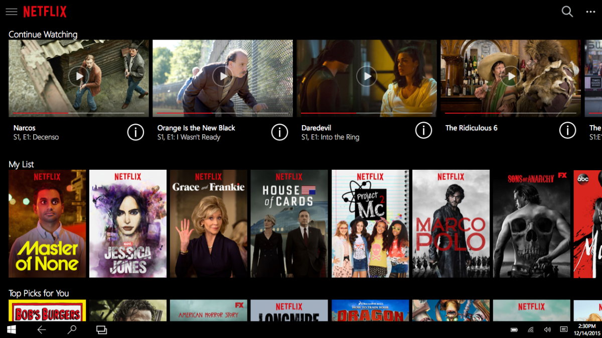 Netflix på Windows 10