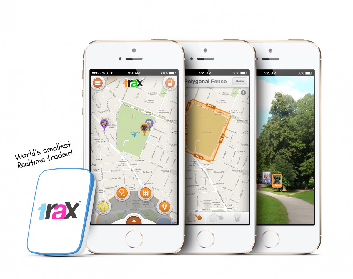 Trax GPS tracker