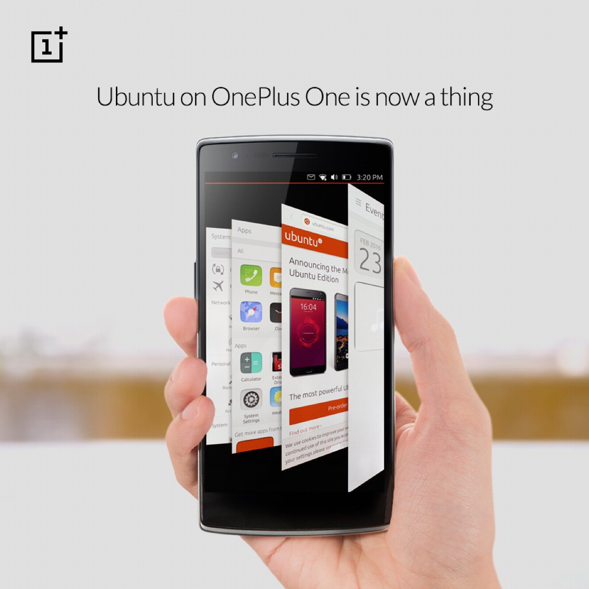 Snart kan du køre Ubuntu op din OnePlus One.