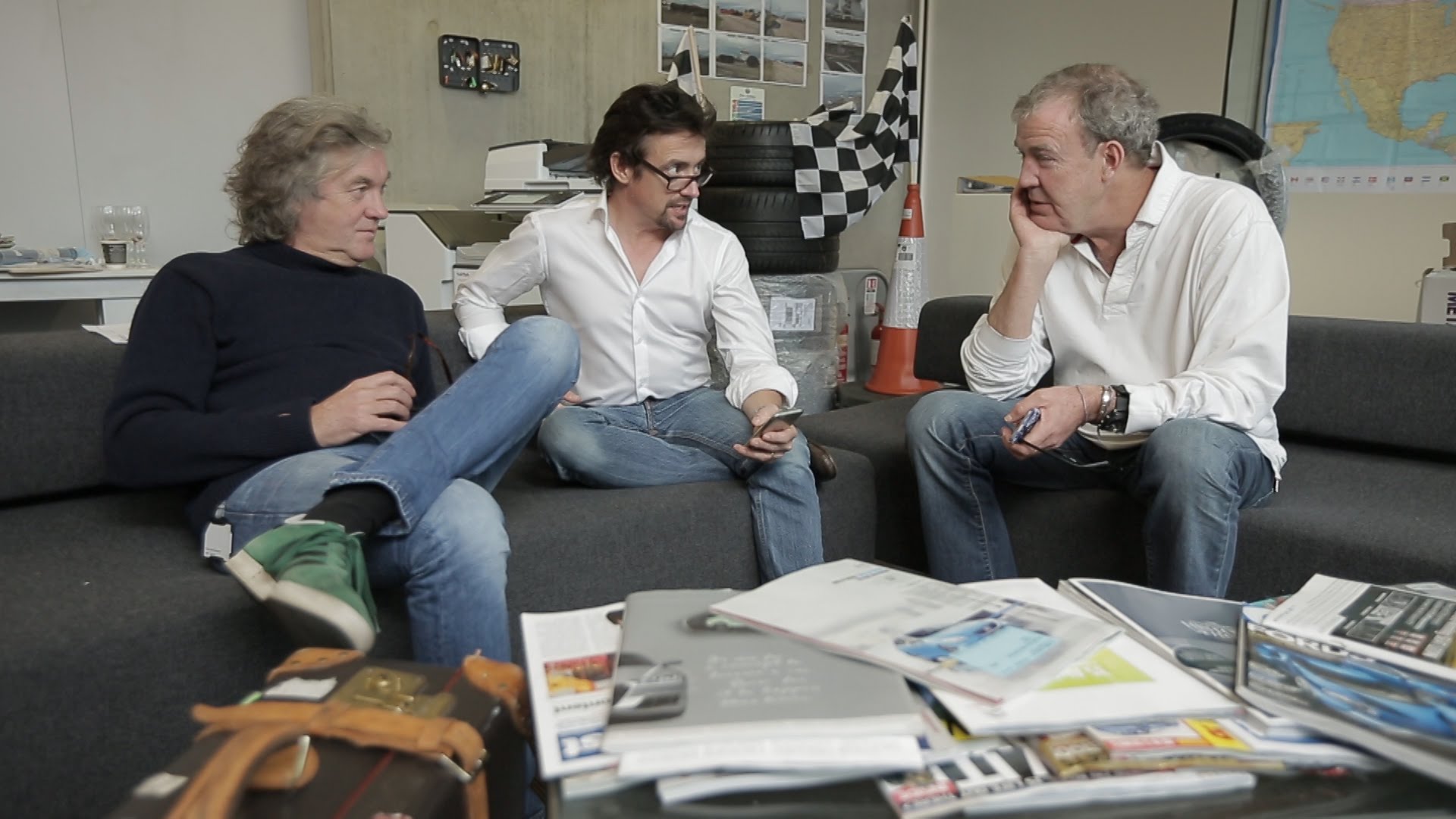 Jeremy Clarkson, Richard Hammond og James May. Foto: Amazon