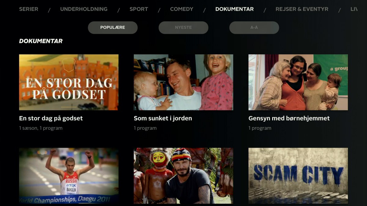 Screenshot: recordere.dk