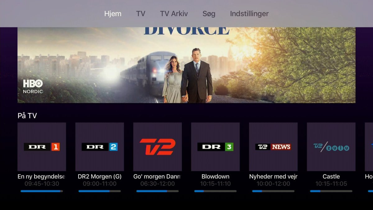Telia TV på Apple TV 4. Foto: recordere.dk