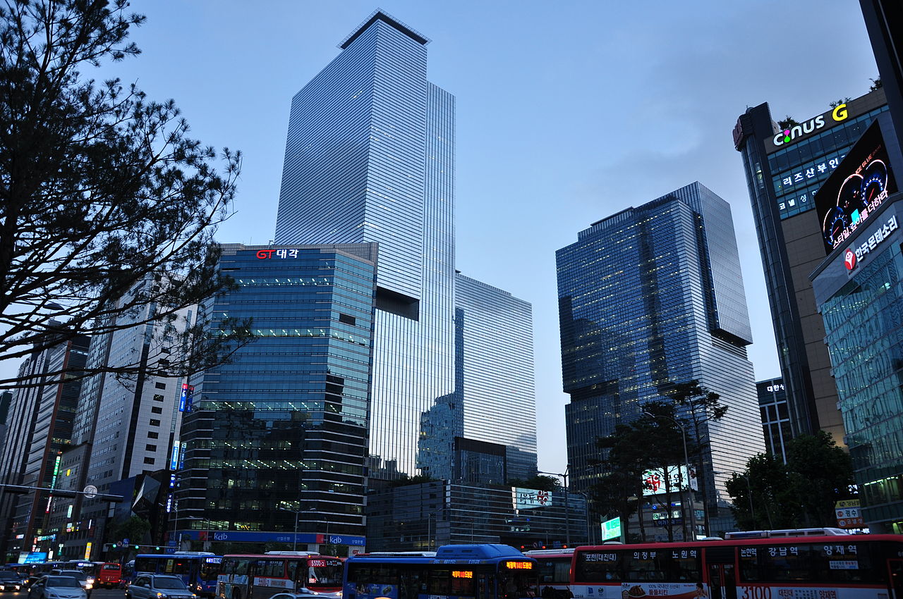 Samsungs hovedkvarter i 'Samsung Town' i Seoul (Foto: Oscar Alexanderson)