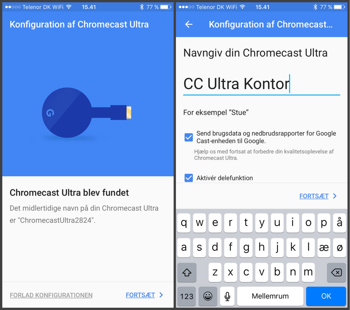 Google Home app finder selv den ny Chromecast