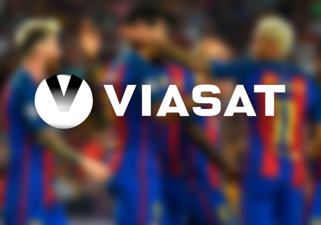 Viasat logo thumbnail stock