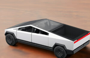 Denne Cybertruck i mini-format er en PC