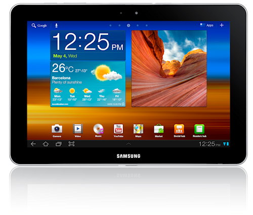 inden for Voksen Hearty Samsung Galaxy Tab 10.1 forsinket (igen) - recordere.dk