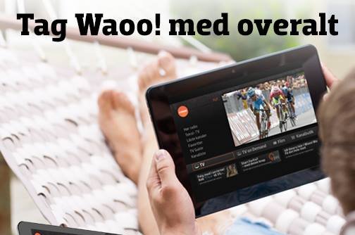 Waoo TV med på farten