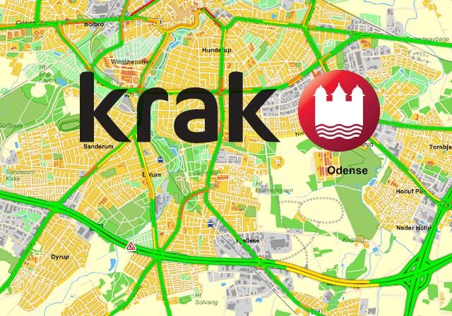 Kort Odense Krak Kortkampen skærpes: Gratis trafik på Krak   recordere.dk Kort Odense Krak