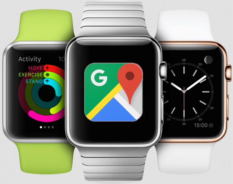 apple watch maps