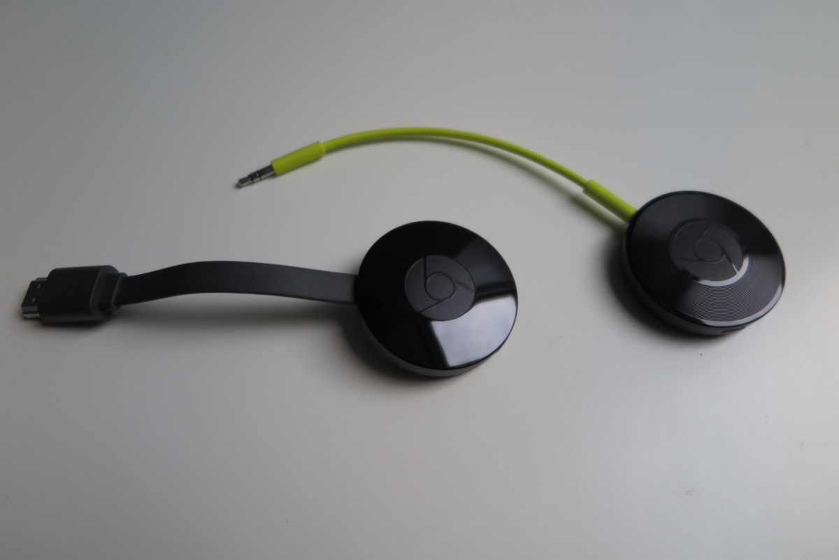Chromecast og Chromecast Audio. Foto: recordere.dk