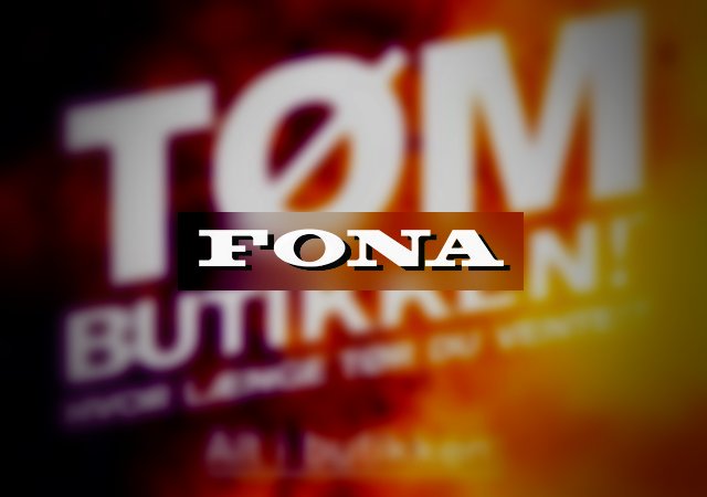 Tøm en Fona