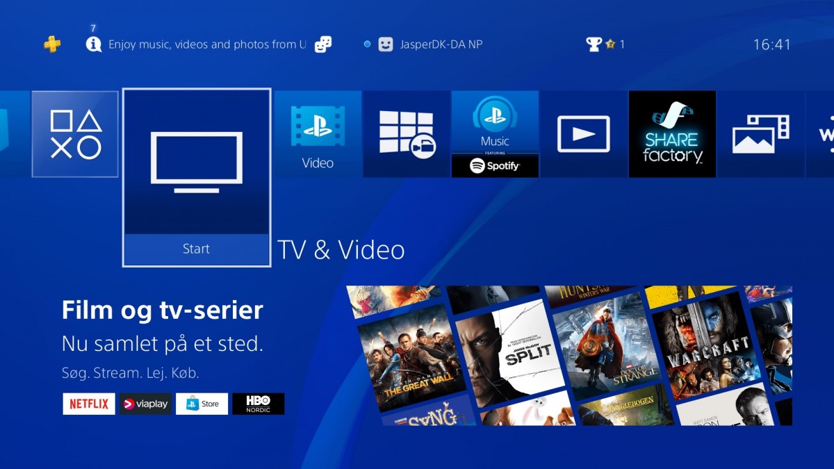 Lada overalt kedelig Ny, dansk 'Tv og video'-sektion på PS4 - recordere.dk