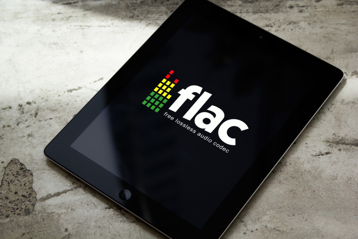 Red flac. FLAC logo.
