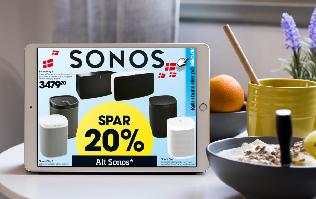 20% rabat på Sonos i dag - recordere.dk