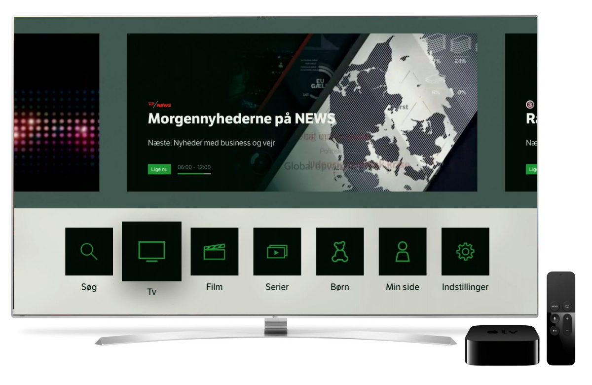 YouSee er udkommet Apple TV