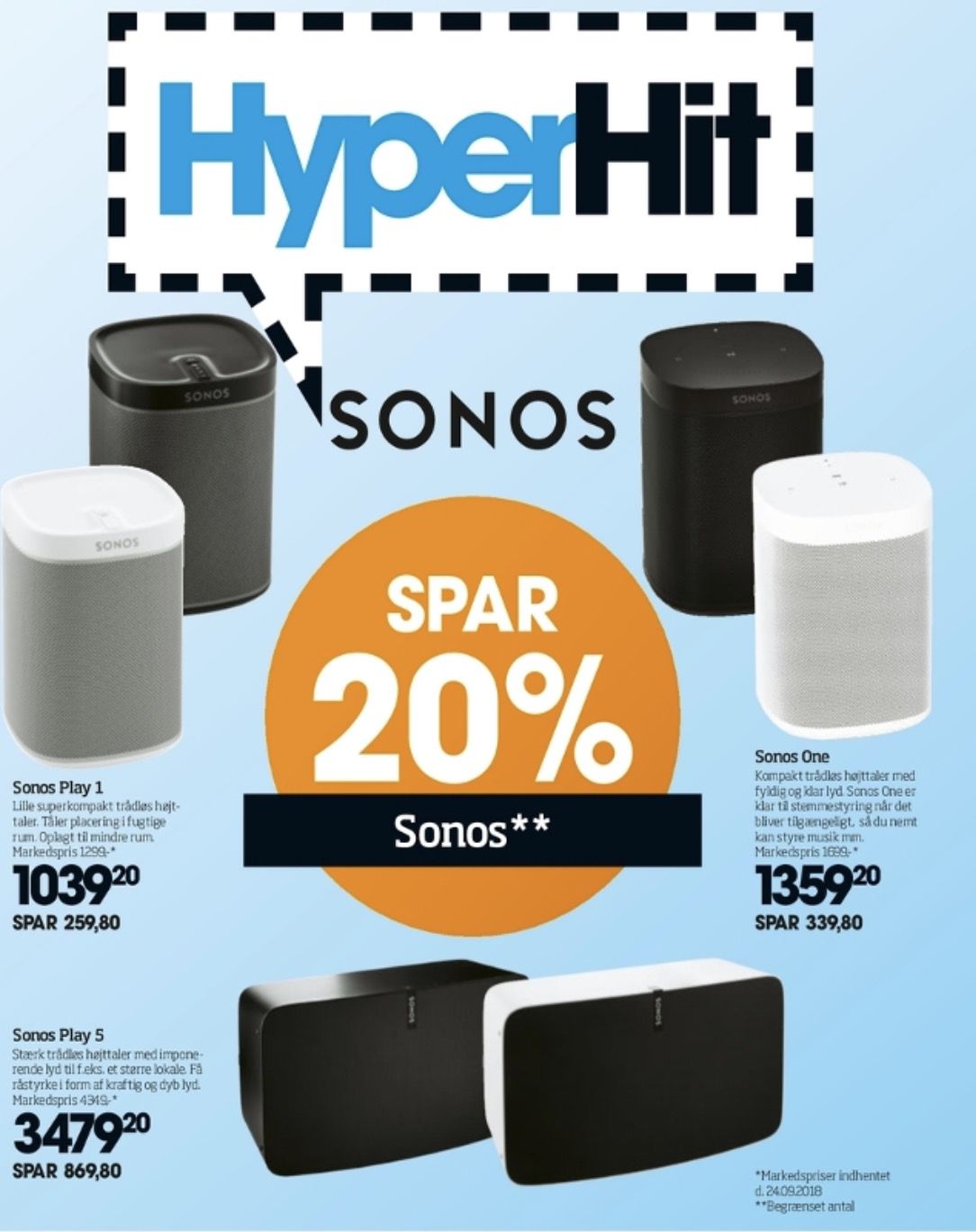 tælle Lavet til at huske grundigt Spar 20% på Sonos i Bilka i weekenden (slut) - recordere.dk