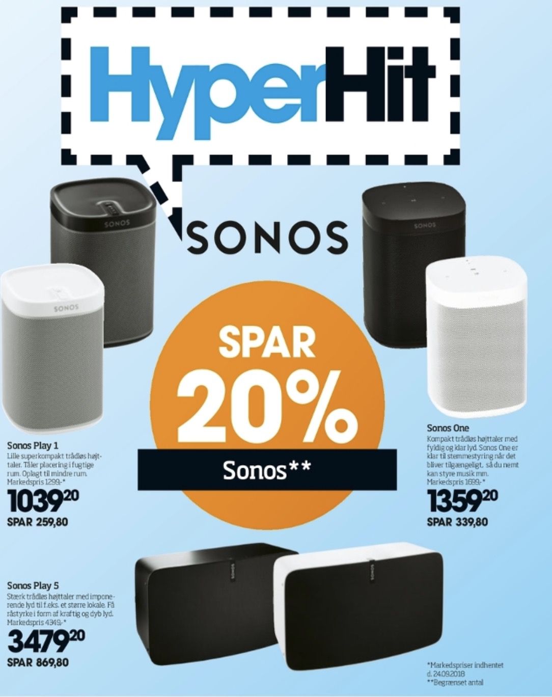 synge Perversion bestøver Spar 20% på Sonos i Bilka i weekenden (slut) - recordere.dk