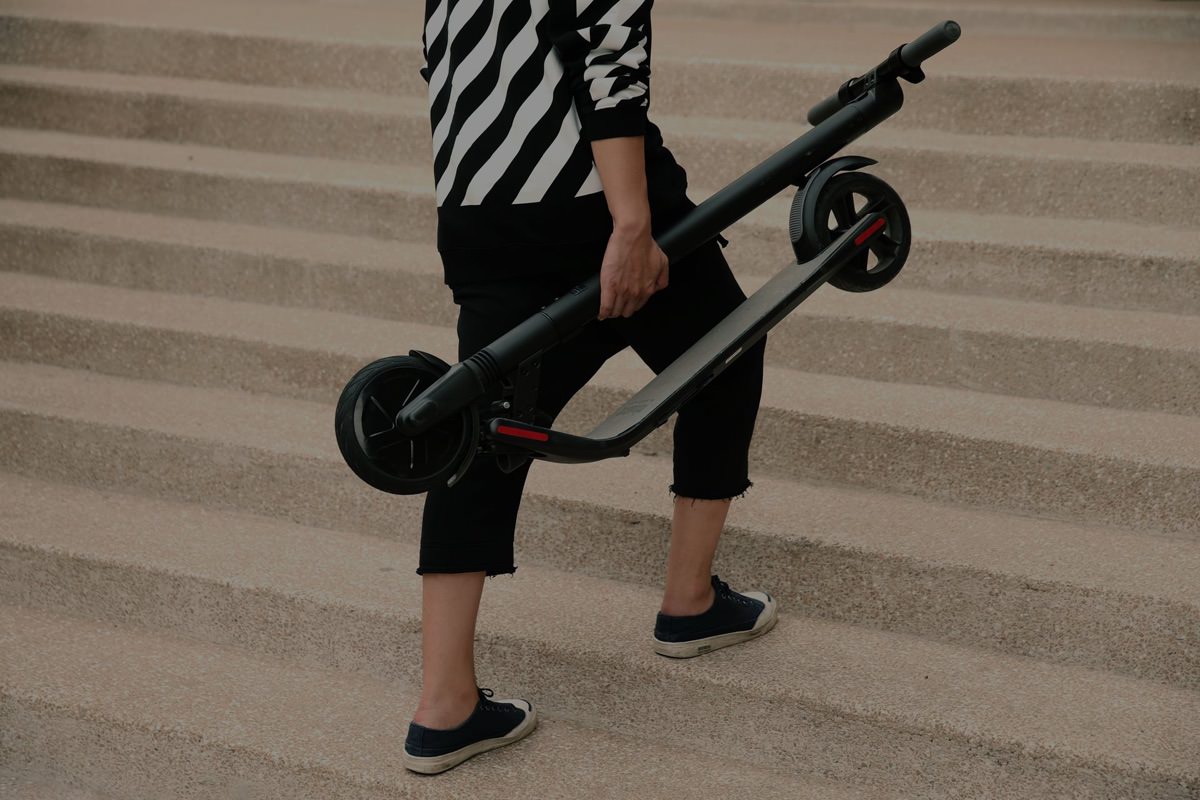 Test af Ninebot by Segway Kickscooter ES1 recordere.dk