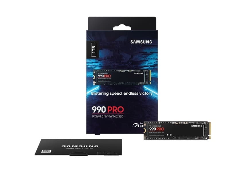 Samsung 990 PRO NVMe - Pakke indhold