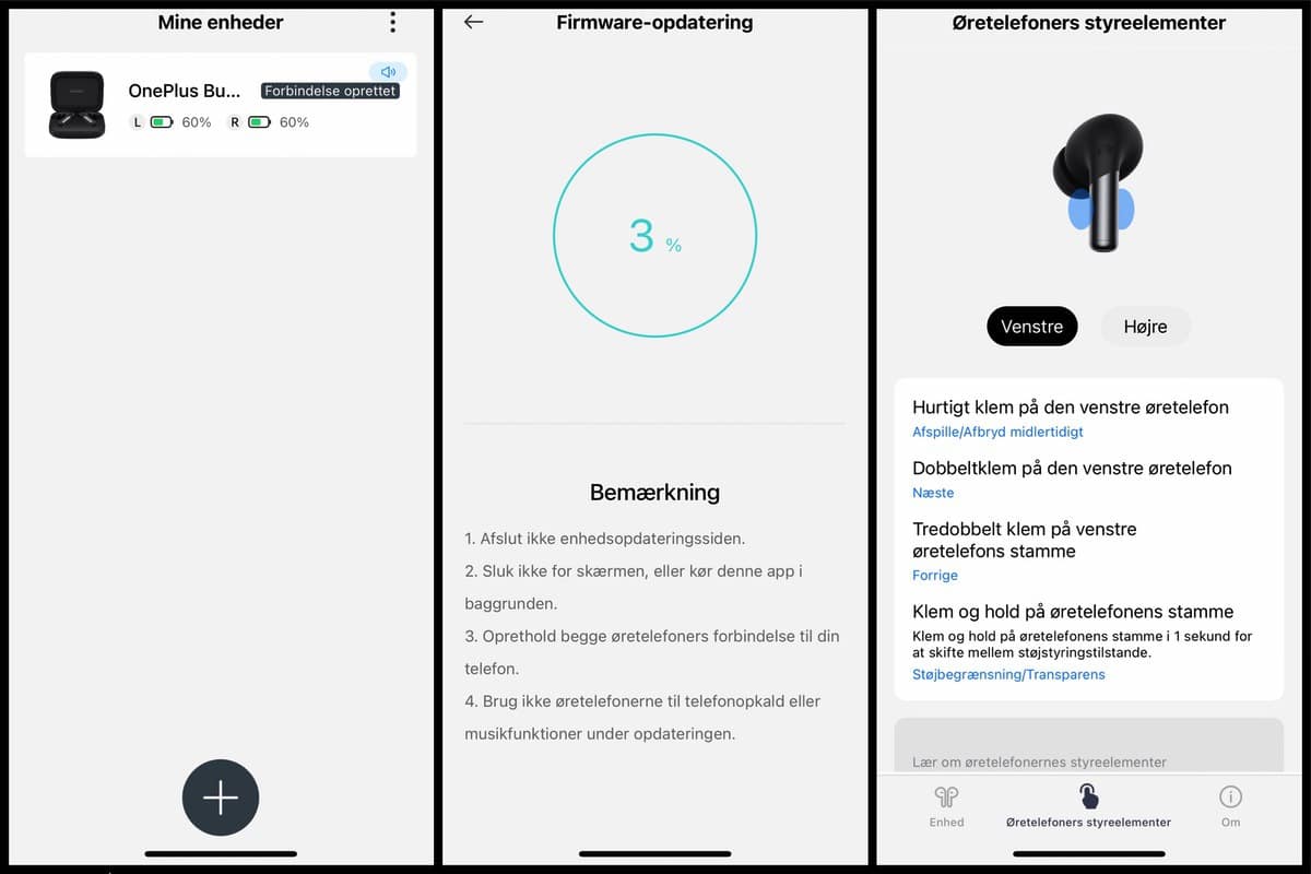 OnePlus Pro 2: Trådløse in-ear hovedtelefoner aktiv støjreduktion god batteritid - recordere.dk